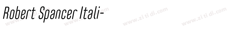 Robert Spancer Itali字体转换